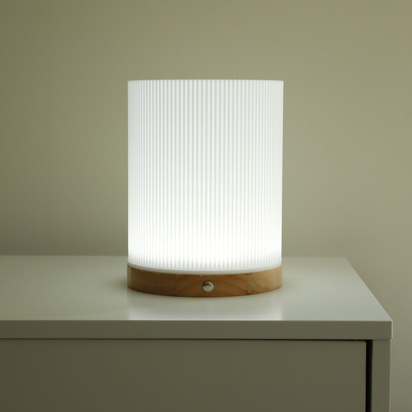 The Trilight: 3-Color Rechargeable Eco-Friendly Touch Table Lamp