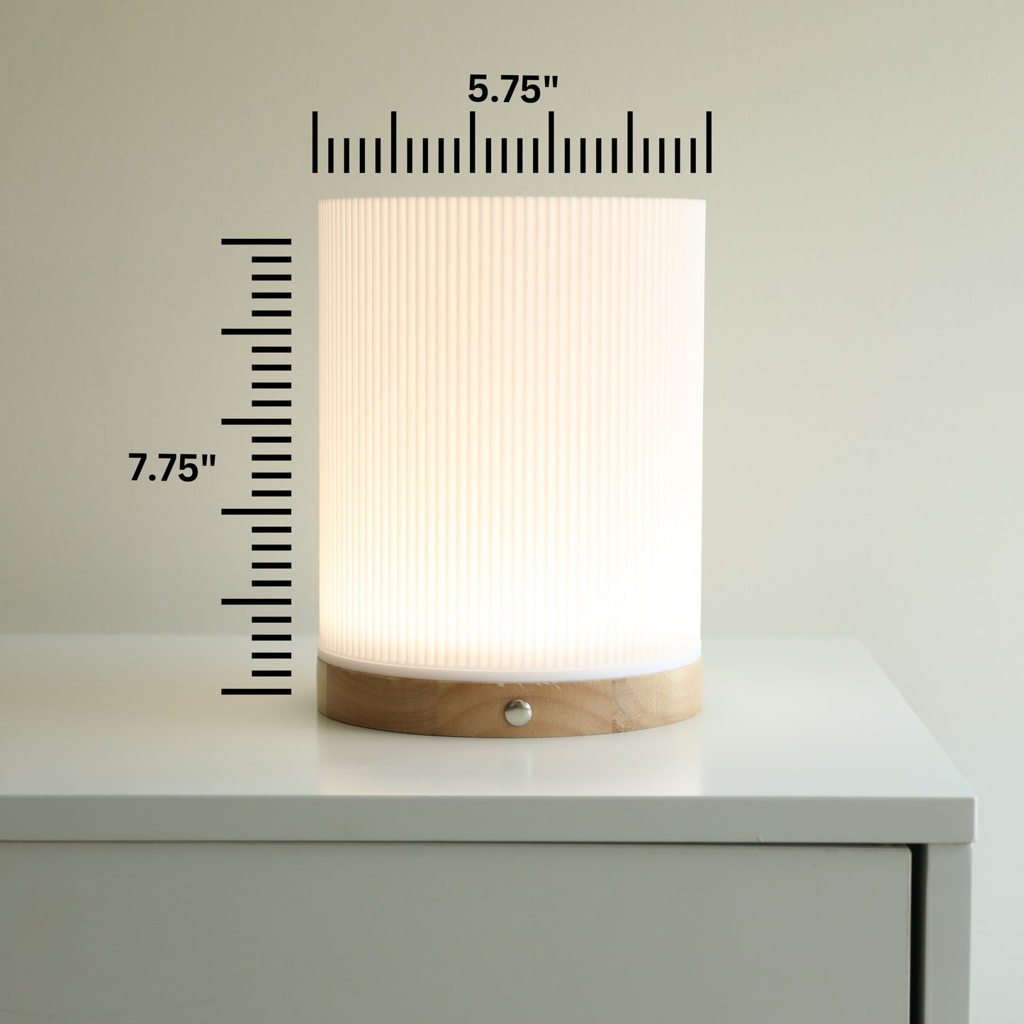 The Trilight: 3-Color Rechargeable Eco-Friendly Touch Table Lamp