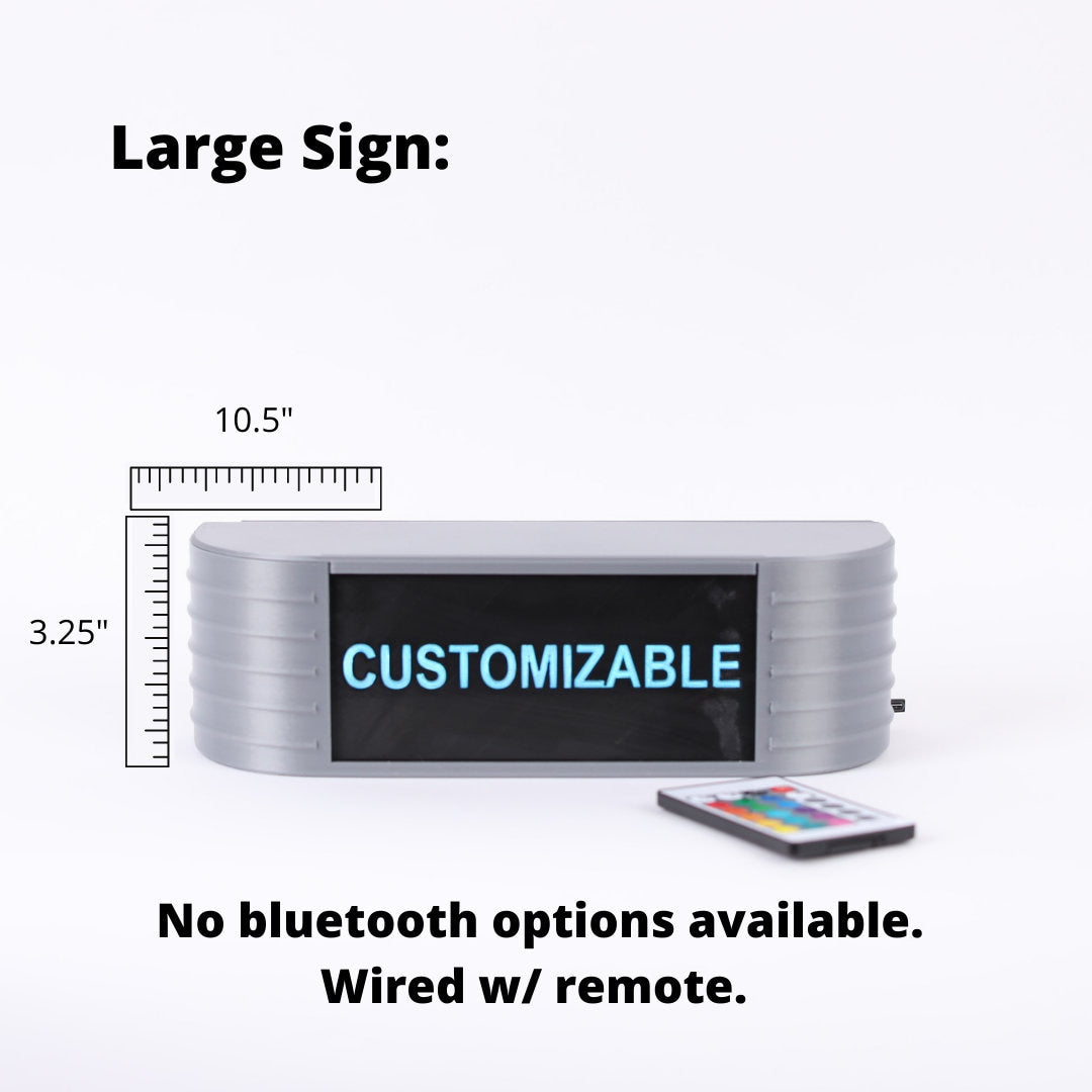 On Air Sign w/ 3x Interchangeable Inserts, LED's and Remote