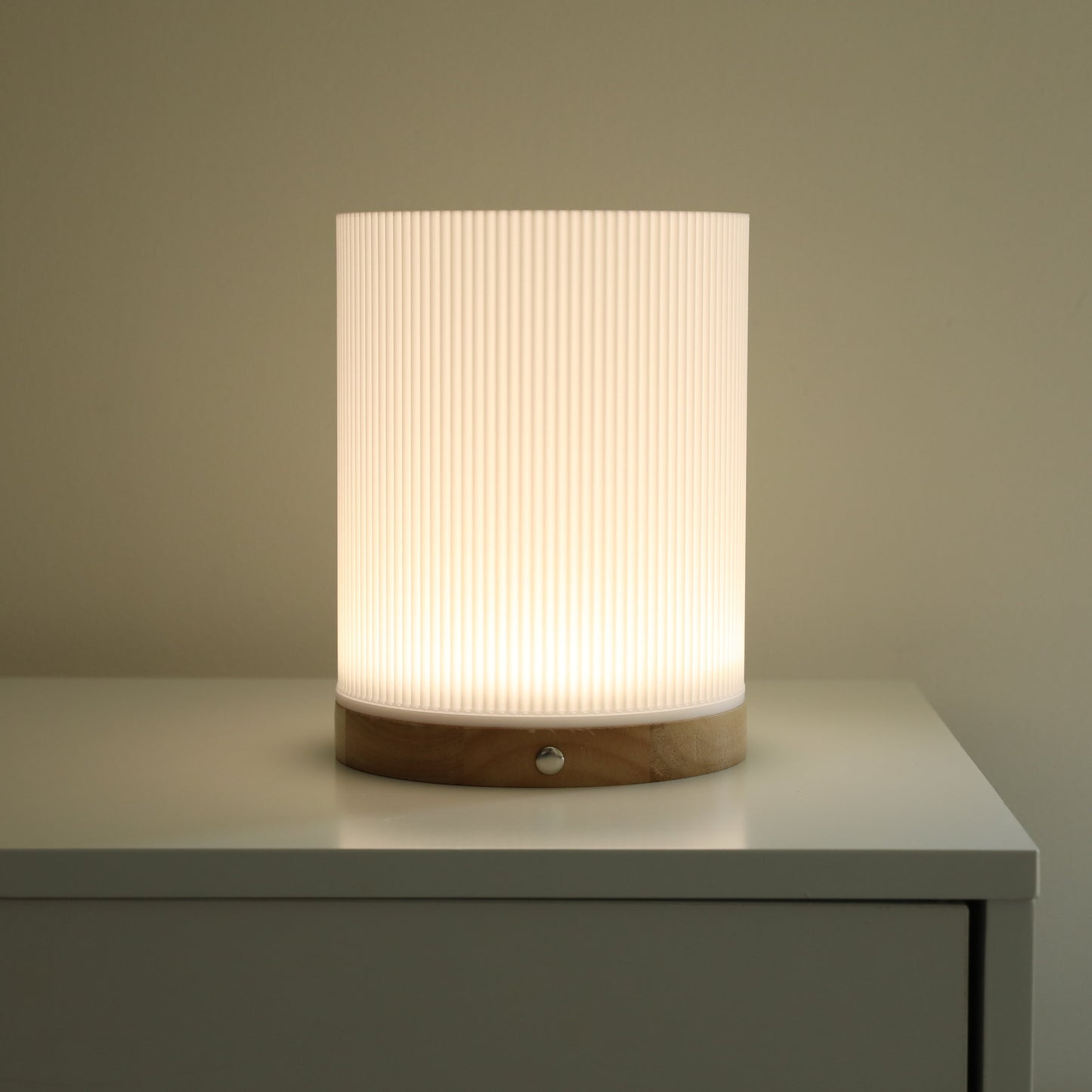 The Trilight: 3-Color Rechargeable Eco-Friendly Touch Table Lamp