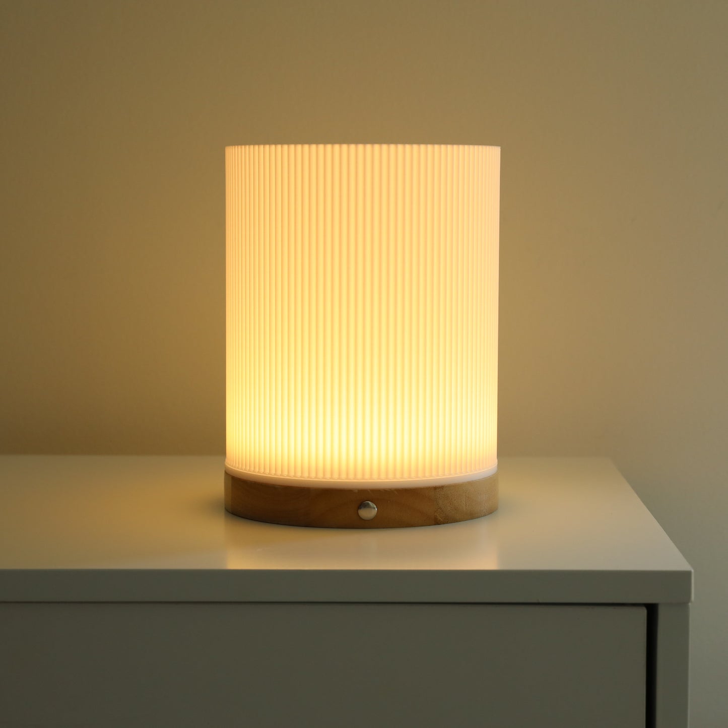 The Trilight: 3-Color Rechargeable Eco-Friendly Touch Table Lamp