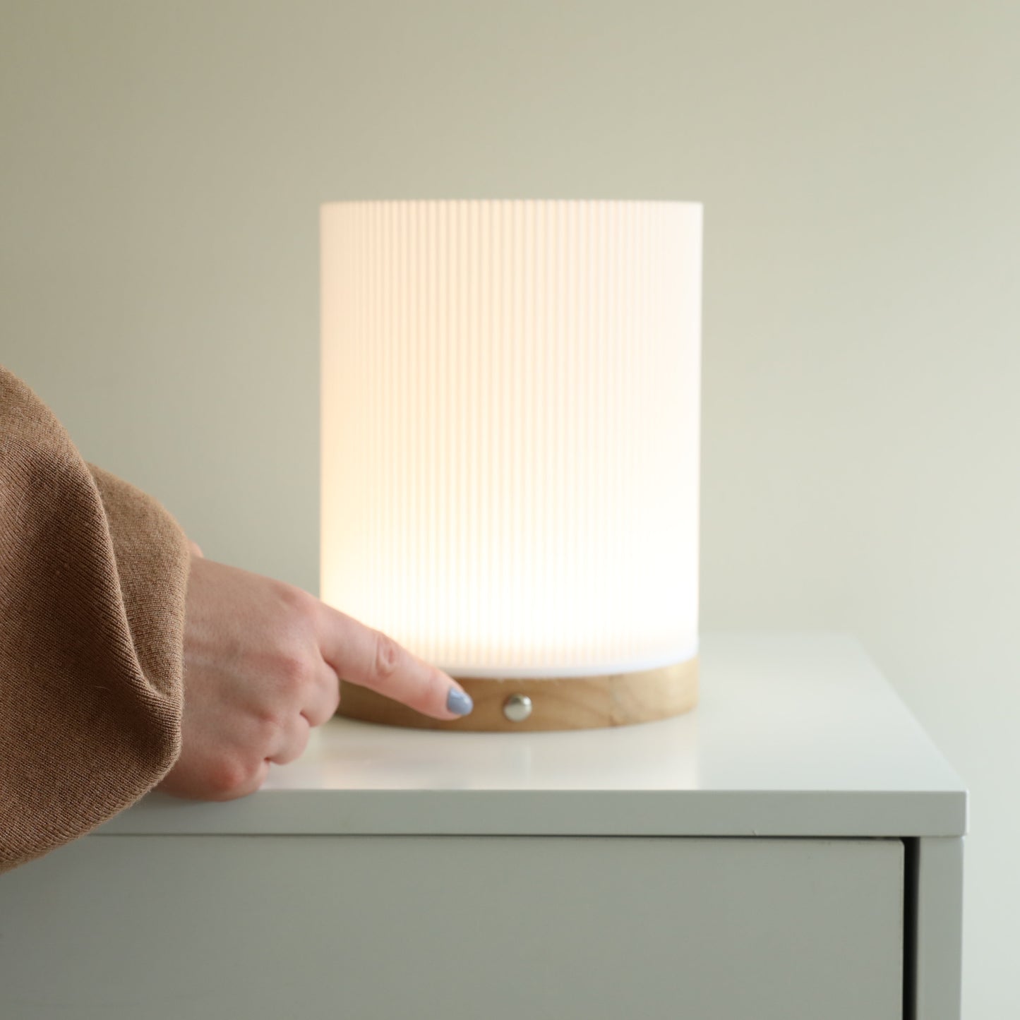 The Trilight: 3-Color Rechargeable Eco-Friendly Touch Table Lamp